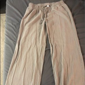 Olive green pants